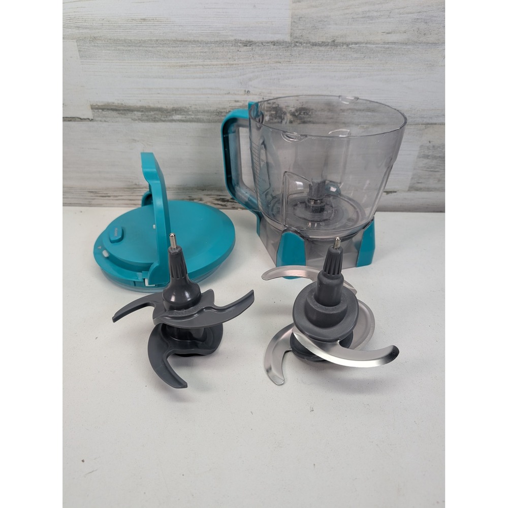 Ninja BL772 Blender Replacement‎ Parts 64oz Food Processor Bowl Lid Teal Blades